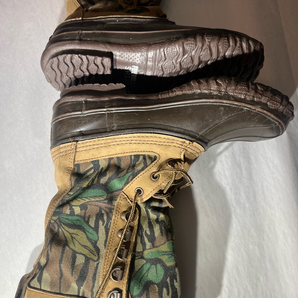 Lacrosse snow weather boots men camo sz 8 thinsulate hunting camping outdoor - Picture 11 of 16
